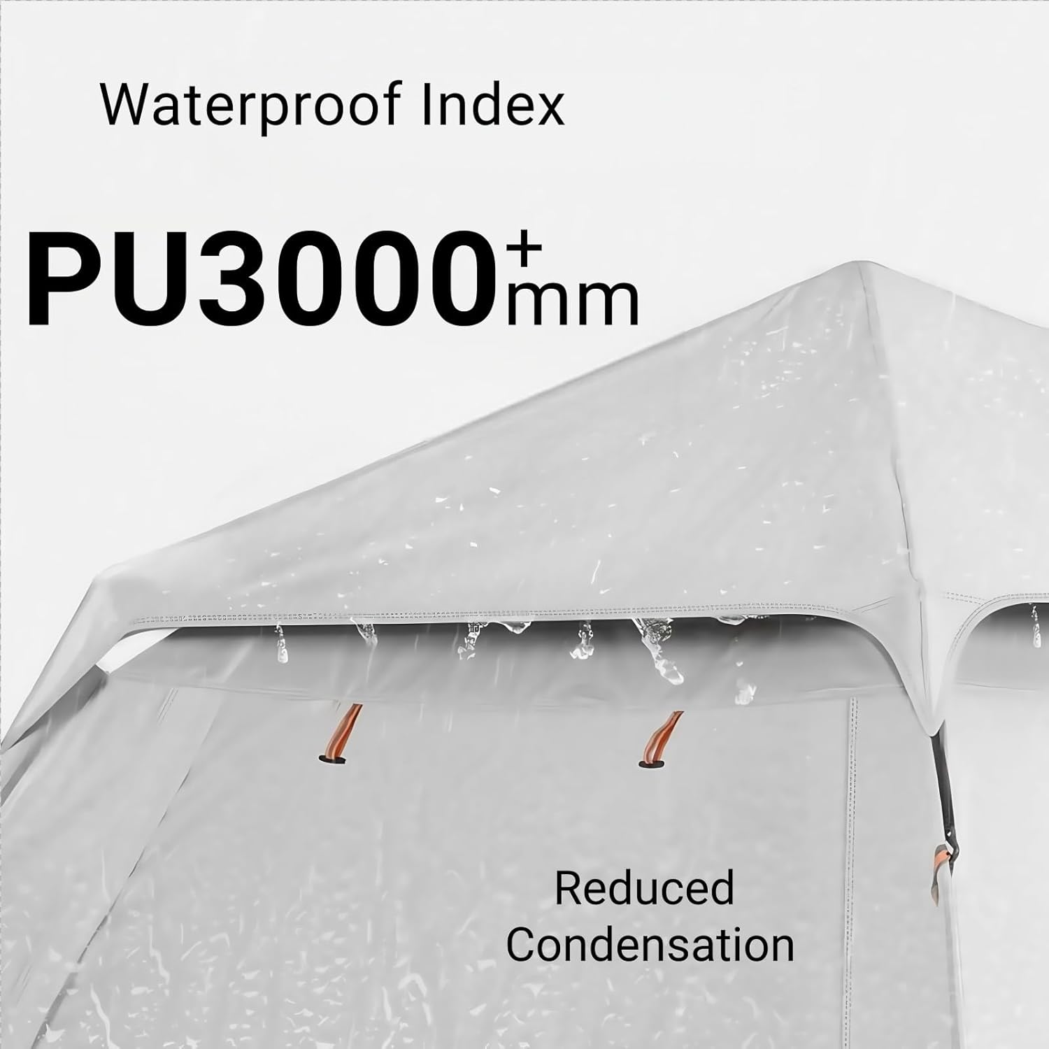 Tent, Inflatable Tent, 3/5-Person Pop up Tent for Family, Easy Setup Waterproof Camping Tent Large Space, Durable Outdoor Shelter for Camping, Hiking, Picnic, Travel, Beach - 2025 Upgraded, off White