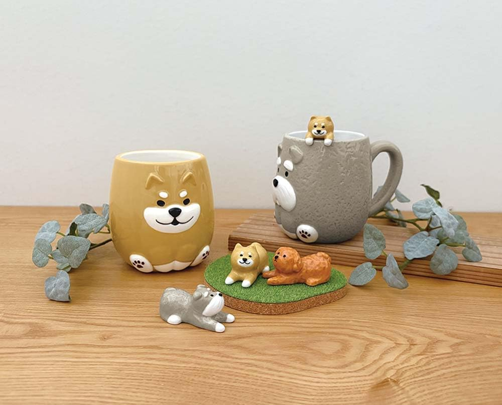Decore Corporation WA-29118 Wankoron Toy Pooh Dog Mug image number 1