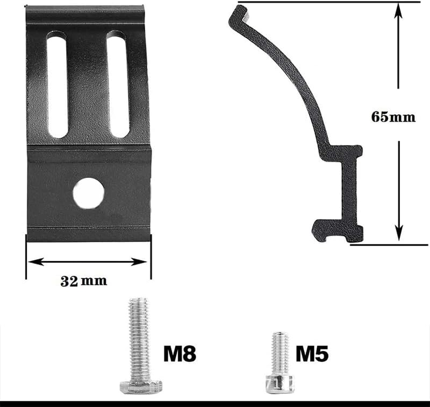 AIMALL 2X Mounting Brackets Rotating Slide Base Mounts AL Alloy for LED Work Light Bars - Universal Slide Base Mounts, Durable for Off-Road & Work Lighting image number 6