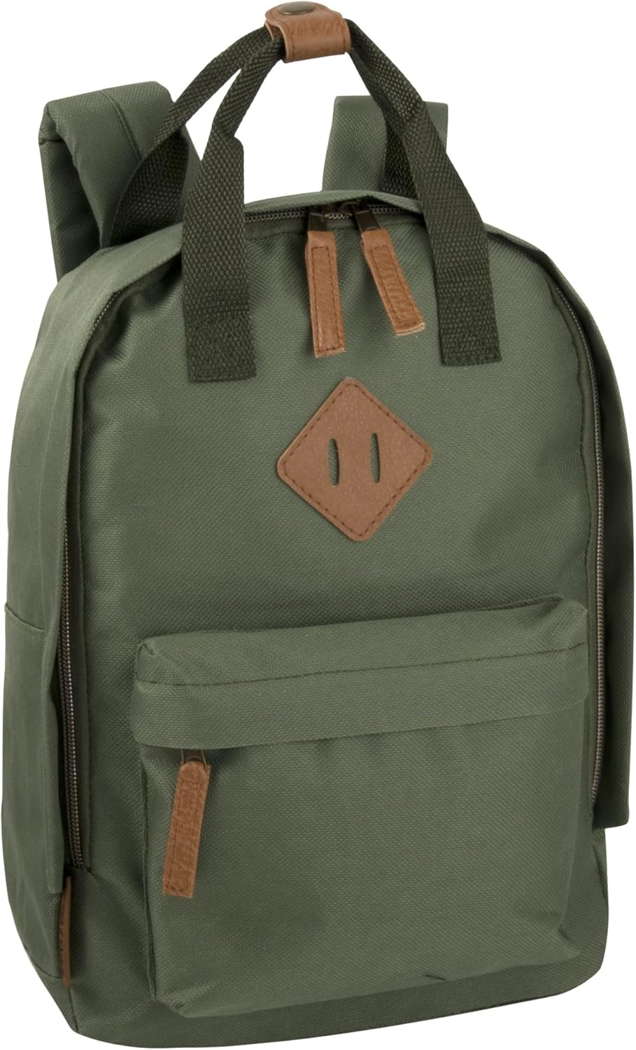 Canvas Mini Backpack for Everyday & Day Pack Rucksack in Solid Color Blocks