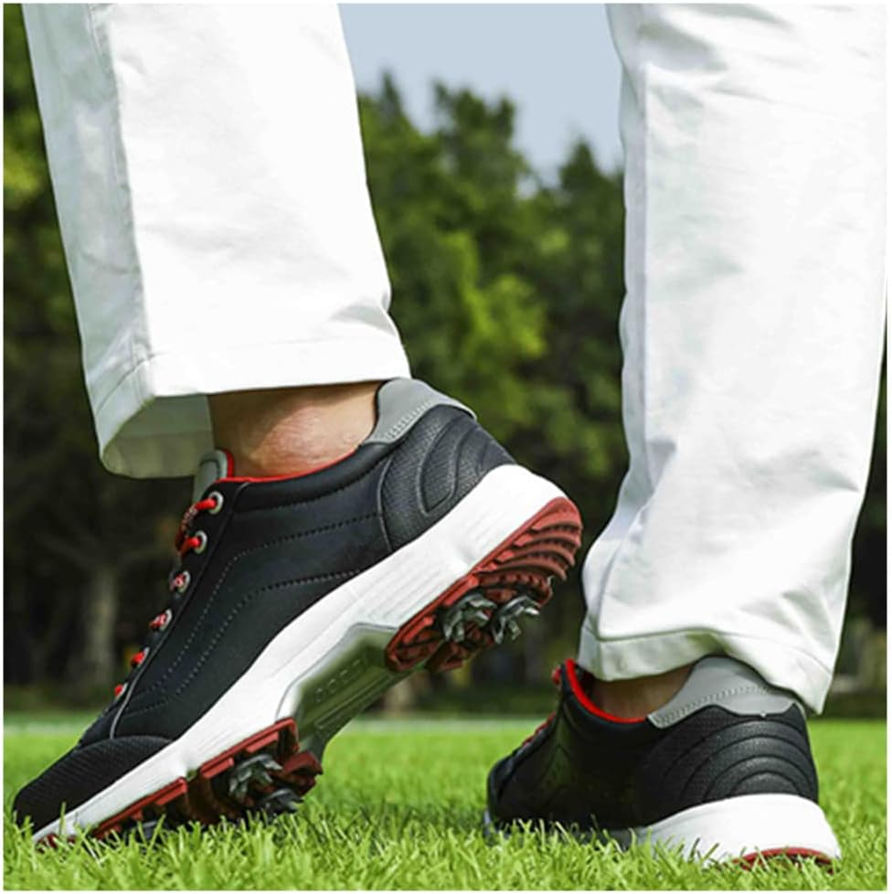 Golf Shoes Spike,20Pcs Golf Shoe Spikes Studs Replacements Tooth Stinger Screw Cleats,Golf Shoe Spikes Replacements,With 1 Piece Golf Spikes Key,Universal Non-Slip Golf Shoes (Grey) image number 1