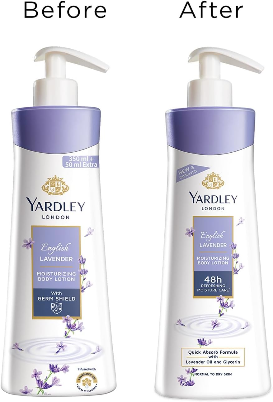 Yardley London - English Lavender Moisturizing Body Lotion, 400Ml image number 2