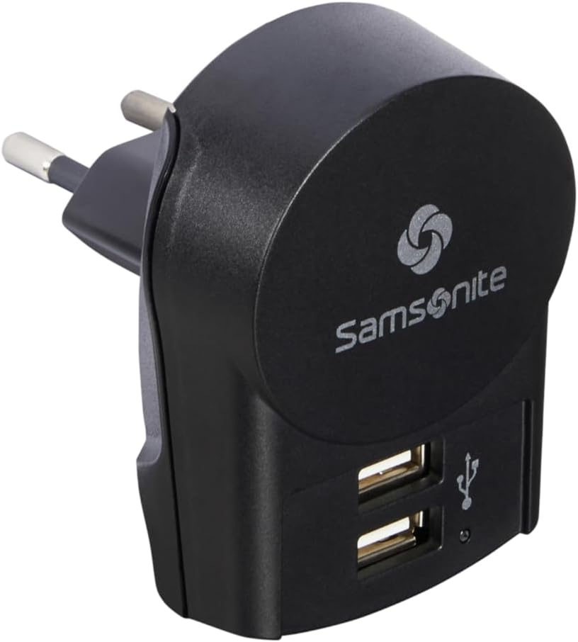 Samsonite Travel Accessories - World Adaptor Pro 3-P+USB, Black, Black (Black), Travel Bottles & Containers image number 2