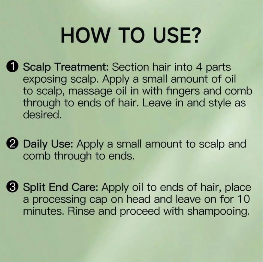 Rosemary Castor Scalp and Hair Strengthening Oil with Biotin, 60Ml image number 3