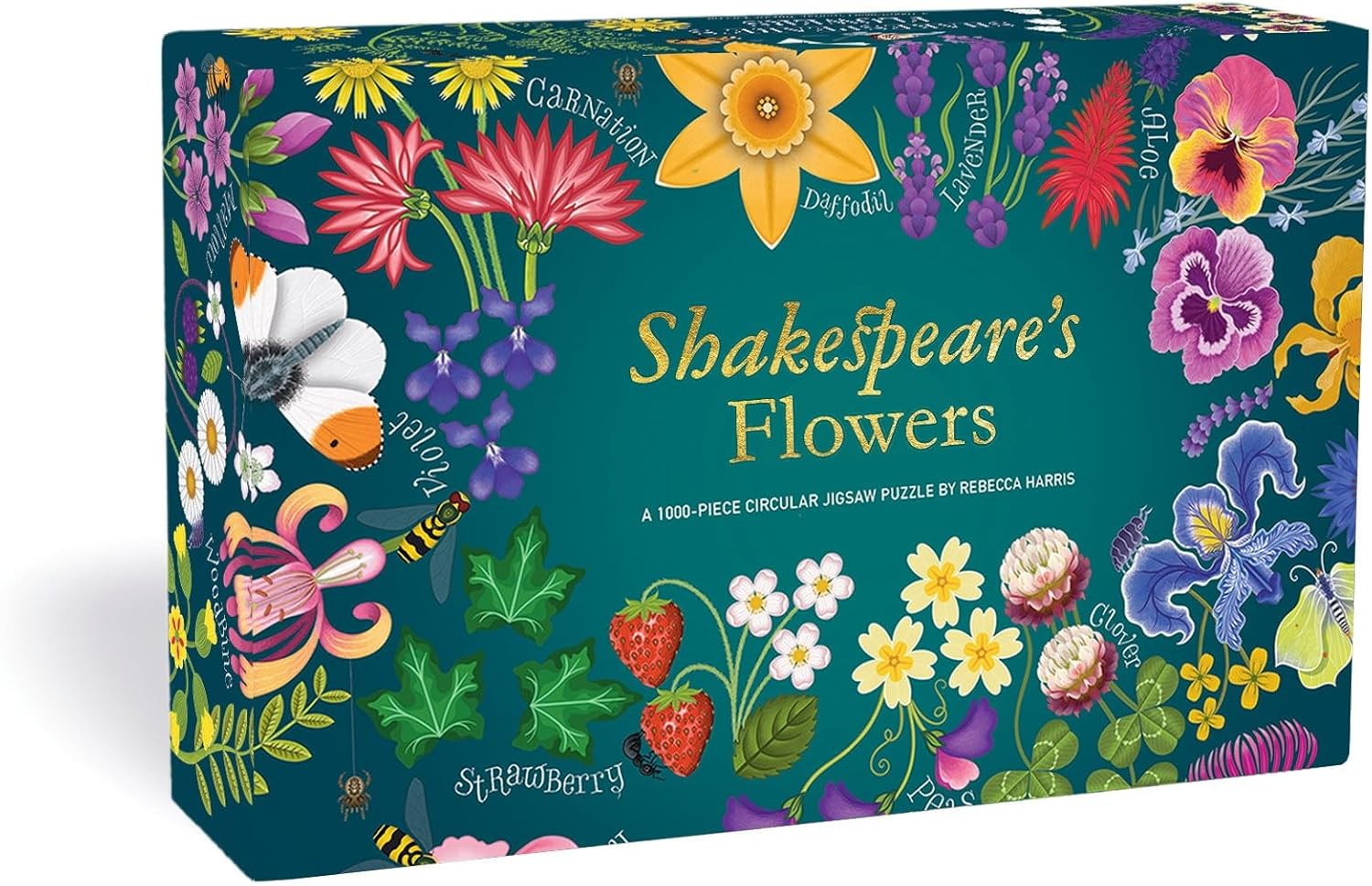 Shakespeare'S Flowers: a 1000-Piece Jigsaw Puzzle with a Poetic Host of Flowers, Plants and Animals
