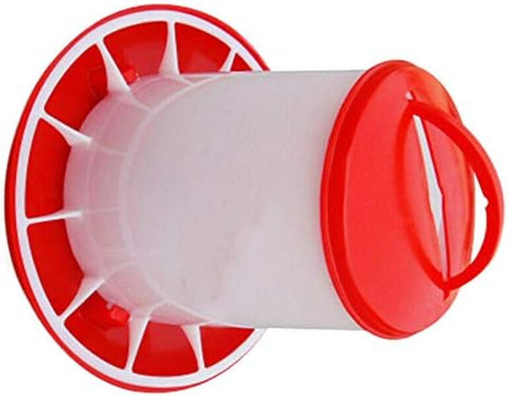 3Kg Automatic Chicken Feeder Plastic Poultry Chook Hen Food Eating Seed Bucket image number 4