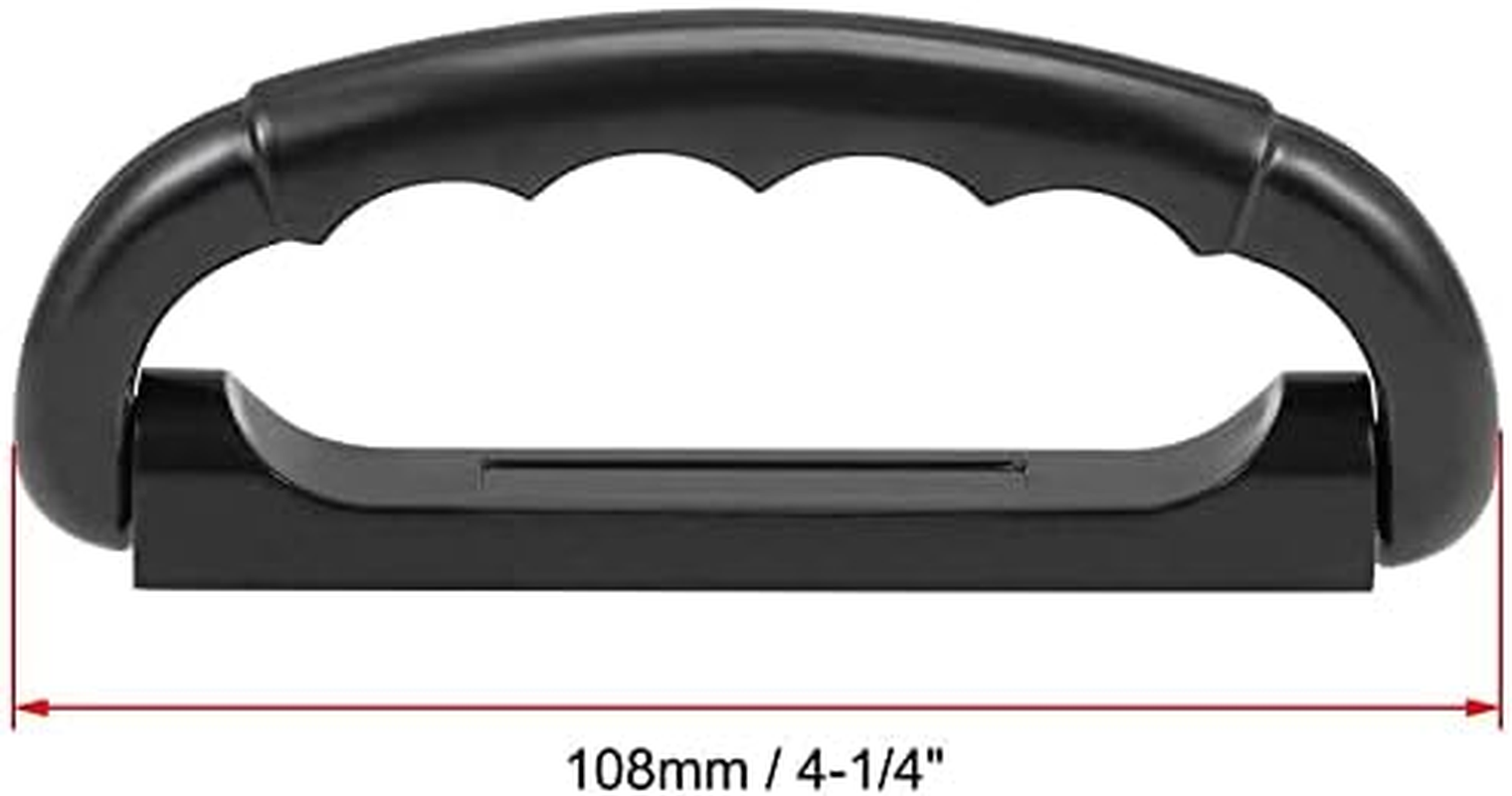 XYWHPGV Luggage Handle Pull Plastic 4-1/4-Inch Length Luggage Suitcase Handle Grip Black 4Pcs(2Dd35 E928E Df7Ce 69D4A C7Ff6 Ce41E image number 2
