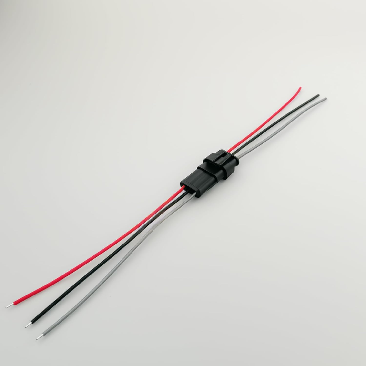 6 Pack 3 Pin Automotive Electrical Connector 20AWG Plug Socket Quick Disconnect Waterproof 2 Way Wire Connectors with 10Cm Wire AWG Male and Female Way Marine 1.5Mm Series Terminal Connector image number 1