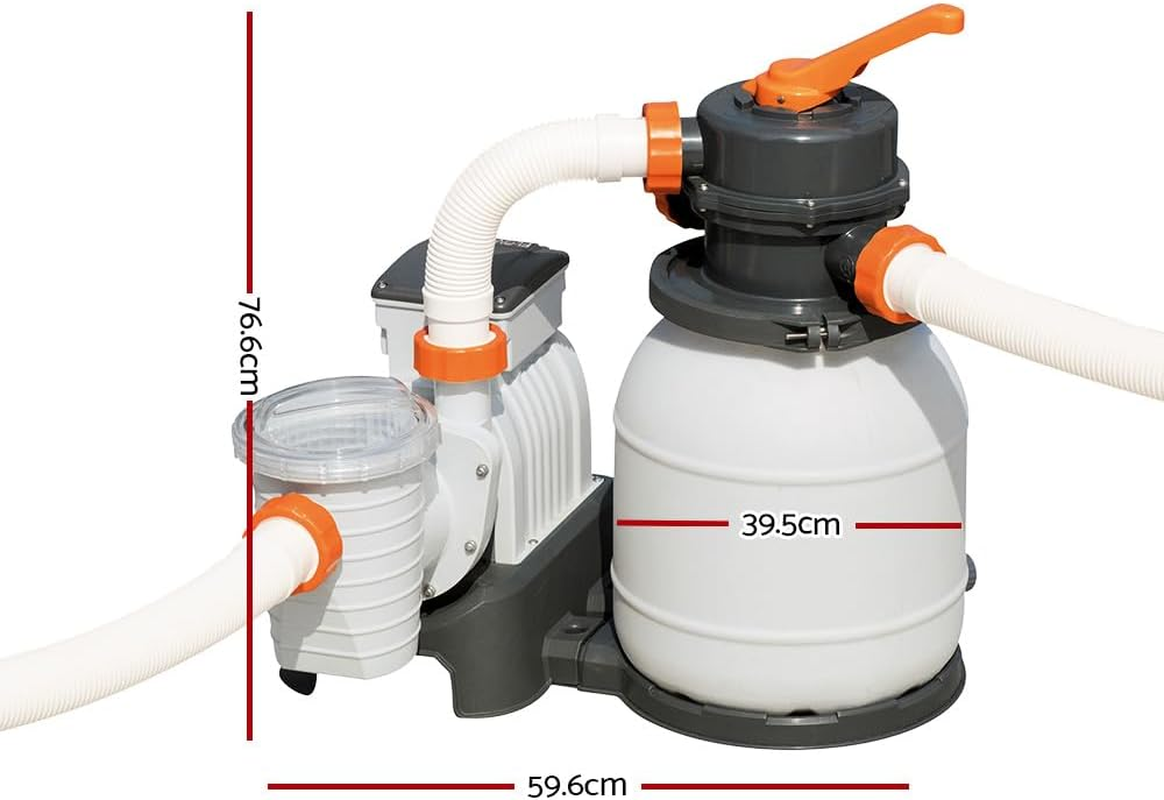 Bestway Flowclear Sand Filter Sand Filter Pool Pump Sand Filters 1500GPH 5678L/H Swimming Pools image number 3