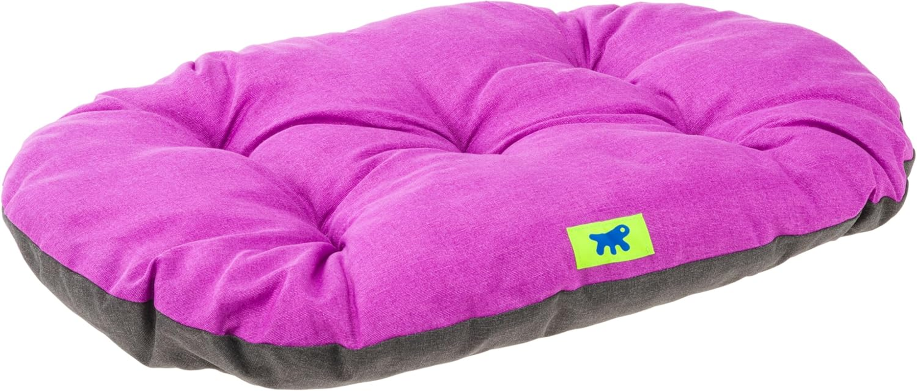 Ferplast Relax Dog Bed, Dog Cushion, Cat Cushion, Dog Mat for Kennels and Cars - Washable - Made of Cotton with Soft Padding, 65 X 42 Cm, Brown