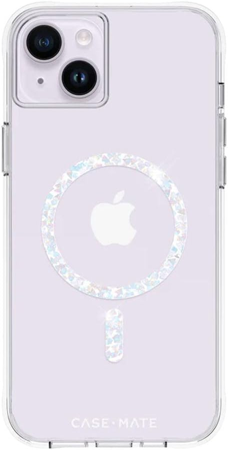 Case-Mate Iphone 14 plus Case - Clear Twinkle Diamond [10Ft Drop Protection] [Compatible with Magsafe] Magnetic Cover with Cute Bling Sparkle for Iphone 14 plus 6.7", Anti-Yellow, Anti-Scratch, Slim