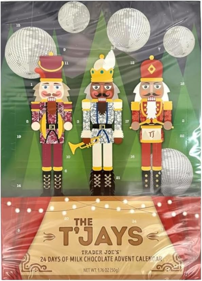 Set of 4 Chocolate Advent Calendars 2023 Trader Joes 24 Day Countdown to Christmas Bundle of 4 Calendars image number 4