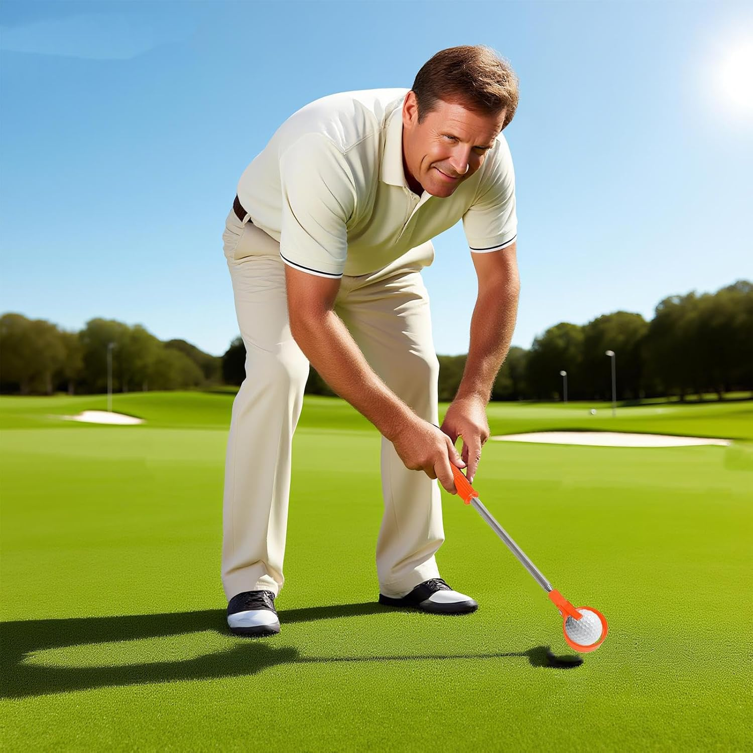 Grabber for Chicken Eggs - Extendable Long Egg Grabber,Pick up Equipment, Stainless Steel Reaching Collector for Coop Yard Orchard Farm Poultry Nest Garden image number 4