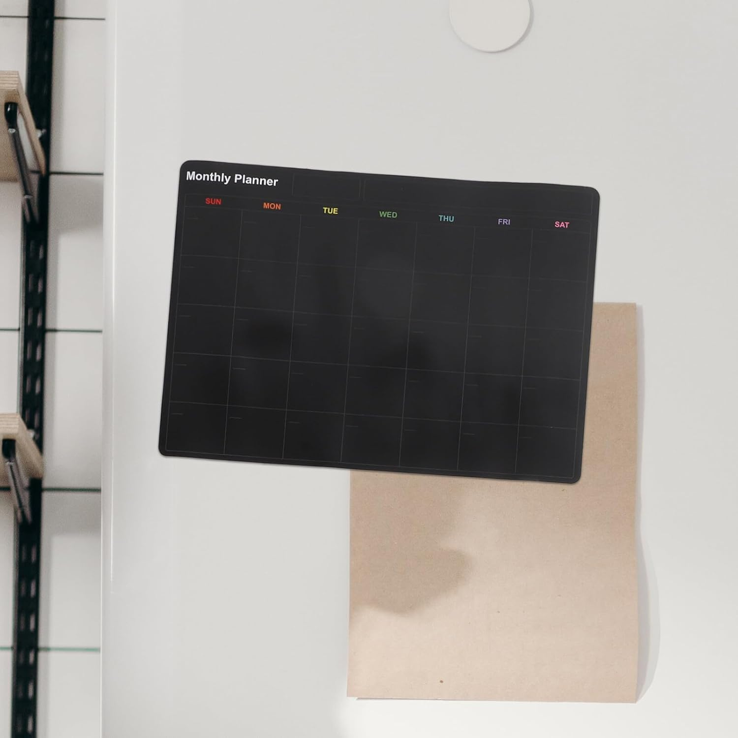 Abaodam Magnetic Fridge Calendar Whiteboard Stickers Schedule Writing Board Fridge Magnetic Board Dry Erase Calendar Planner