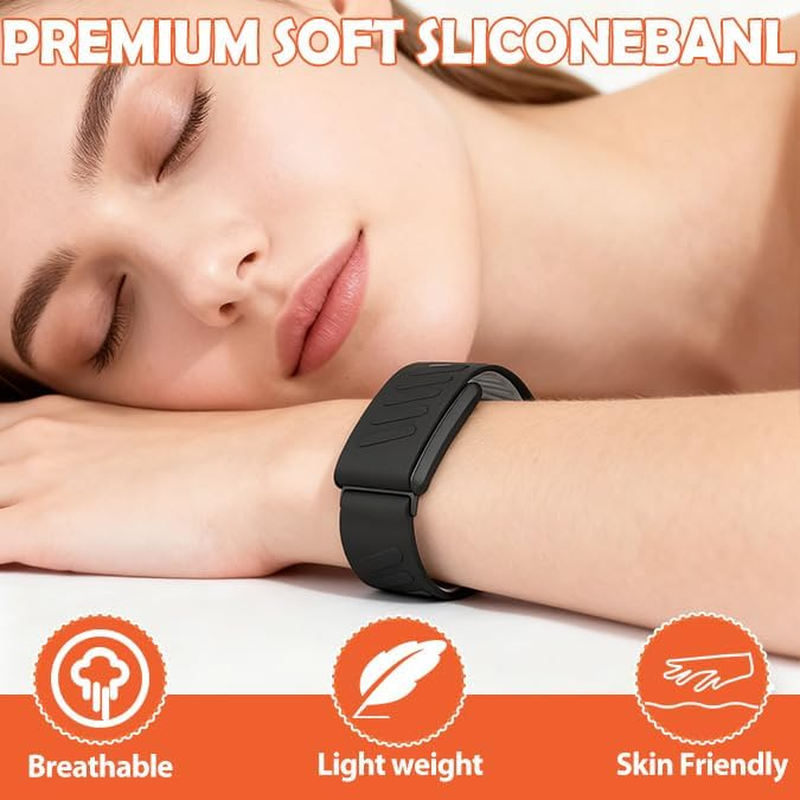 Silicone Wristband Compatible with WHOOP 4.0 & 3.0, Durable Soft Silicone Sports Loop Replacement Strap with Metal Frame Connector, Adjustable Waterproof Breathable Band for Men & Women (Black) image number 4