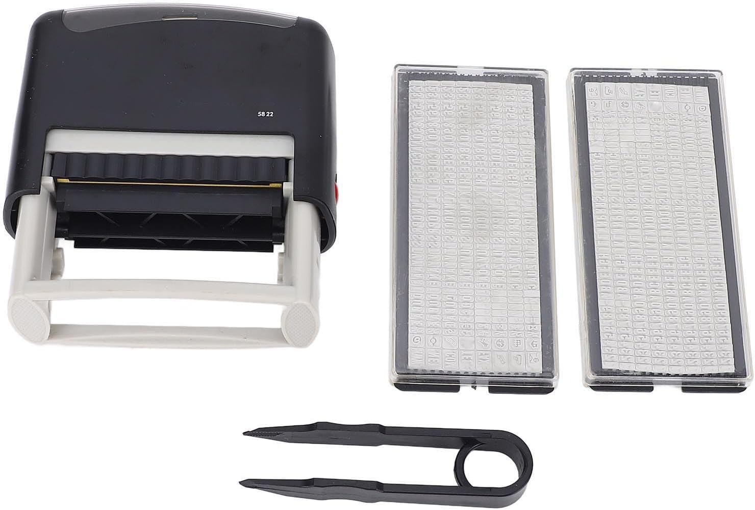 58X22Mm Large Custom Stamp, Customizable Personalized Self Inking Address Stamps, for Address, Date, Letter, Number image number 5