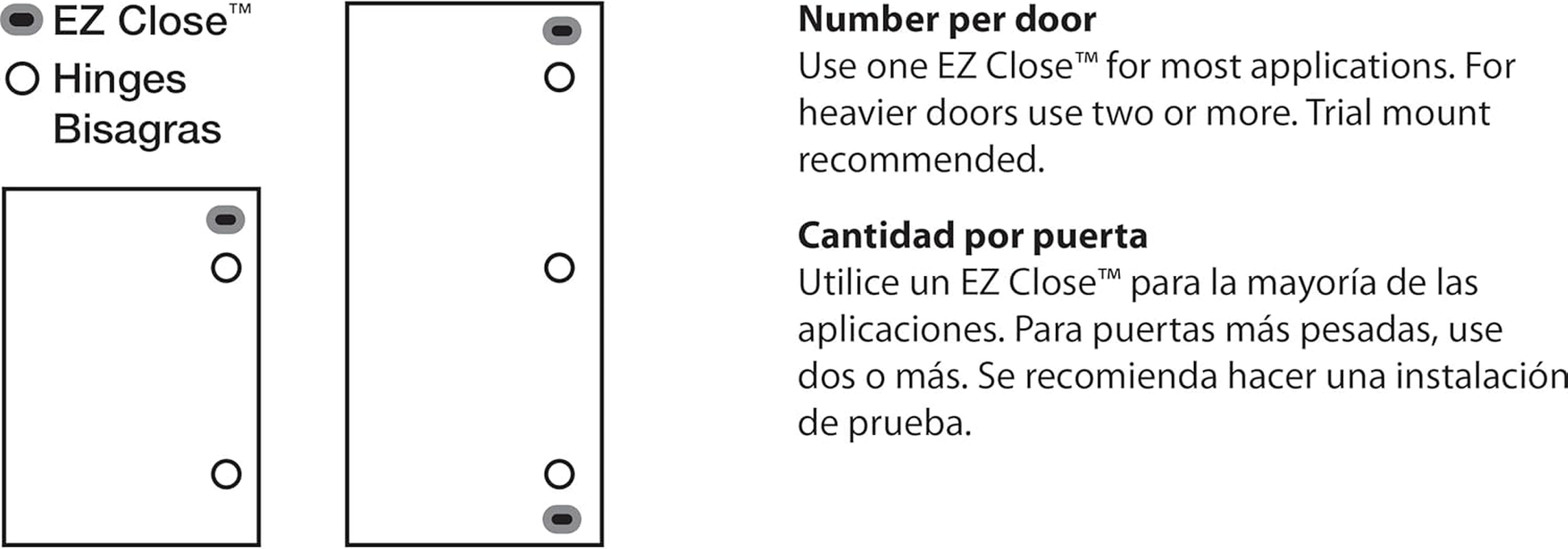 Franklin Brass Soft-Close Cabinet Door Damper, Nickel Plated, Pack of 5 image number 1