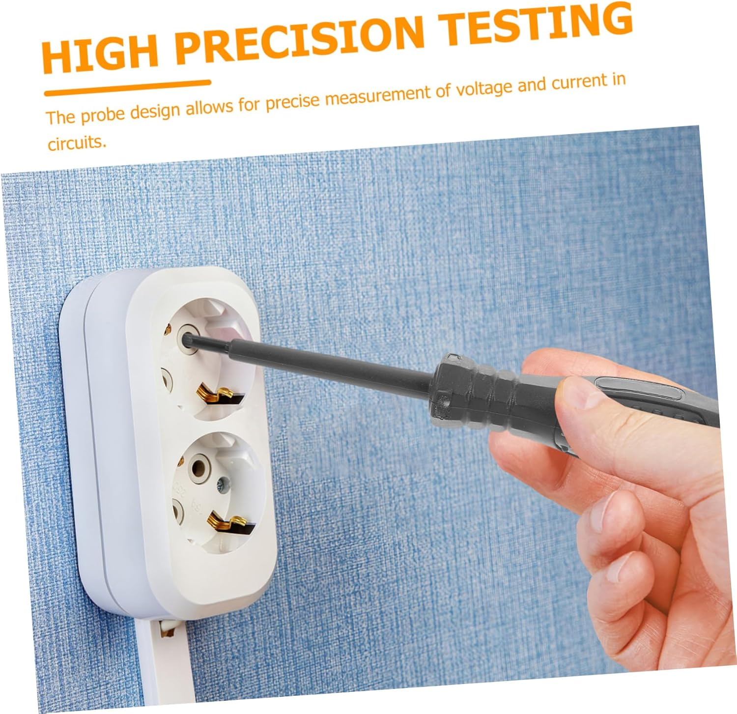 Angoily Electrician'S Essential Tool Voltage Tester Pen Precision Screwdriver Automotive Circuit Testing image number 4