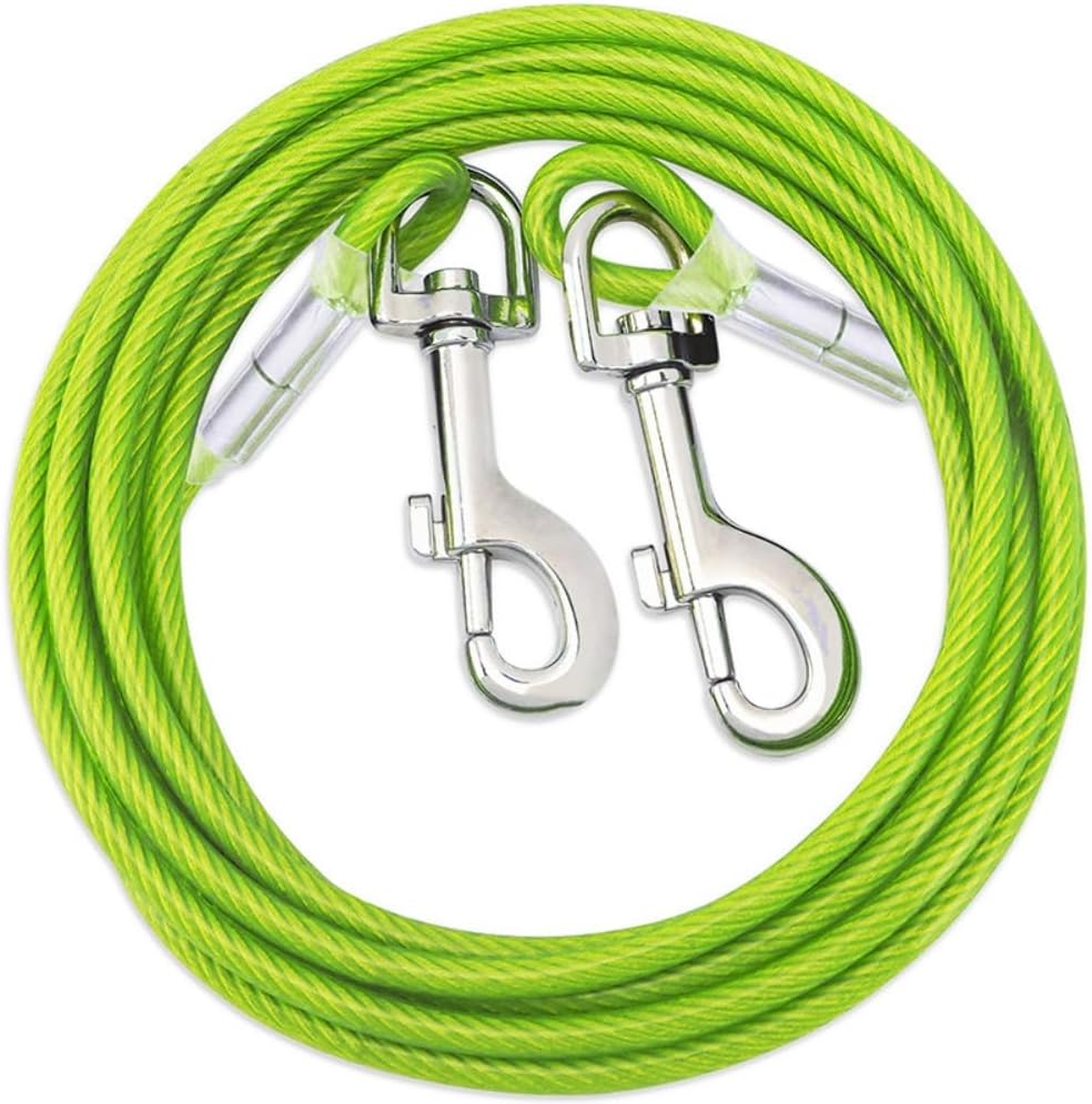 Tie Out Cable for Dogs | Long Dog Leash for Yard and Camping - Heavy Duty Dog Lead for Large Dogs up to 250 Lbs | Yard Lead for Dog Training image number 7