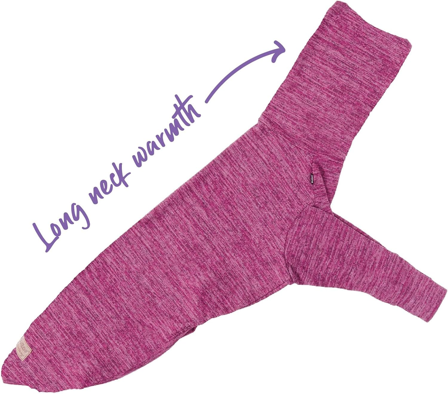 Kazoo Greyhound Softie Dog Jumper, Mulberry, Small image number 3