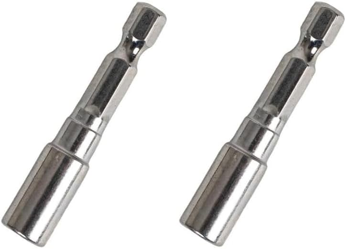 2Pcs Silver Steel Drum Tuning Key Drill Bit Tension Drum Key Percussion Hardware Tool for Electronic Drum Accessories Replacement Metal Wrench Drum Keys and Drum Set Accessories image number 1