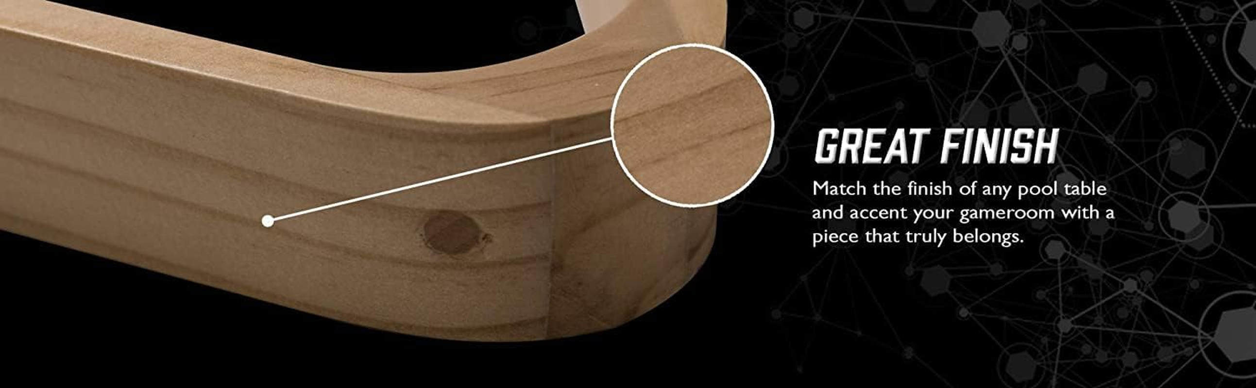 Viper Billardtisch/Billardtisch-Zubeh&ouml;r: 8 Kugeln, Hartholz-Dreieck, F&uuml;r Standard-B&auml;lle Mit 6,4 Cm