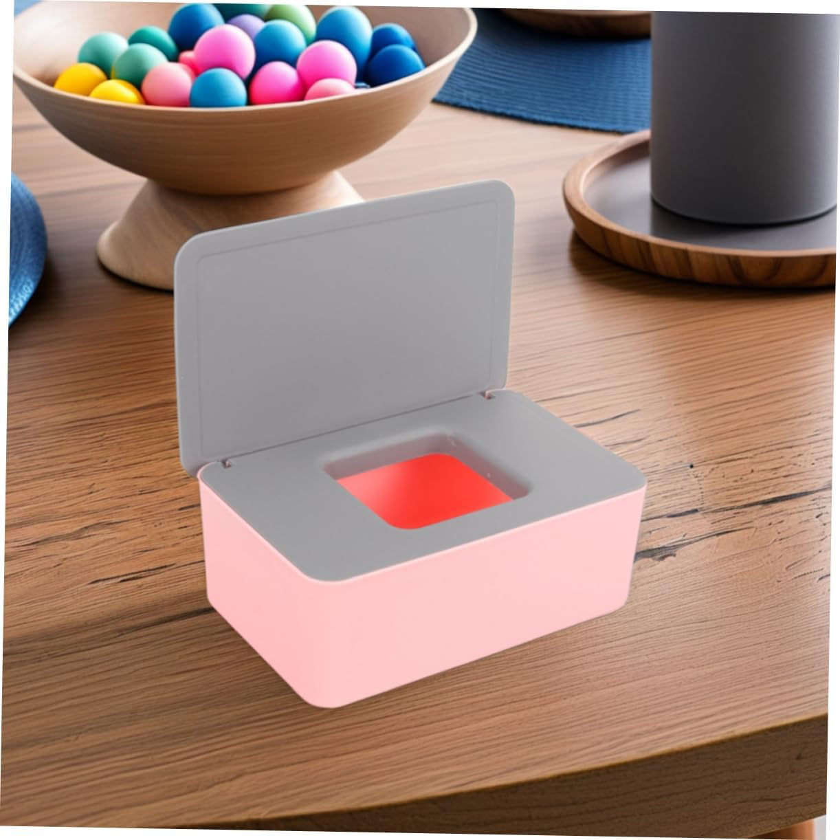 SHOWERORO 2Pcs Wipes Dispenser Wet Napkin Container Storage Box for Travel Home Use image number 4