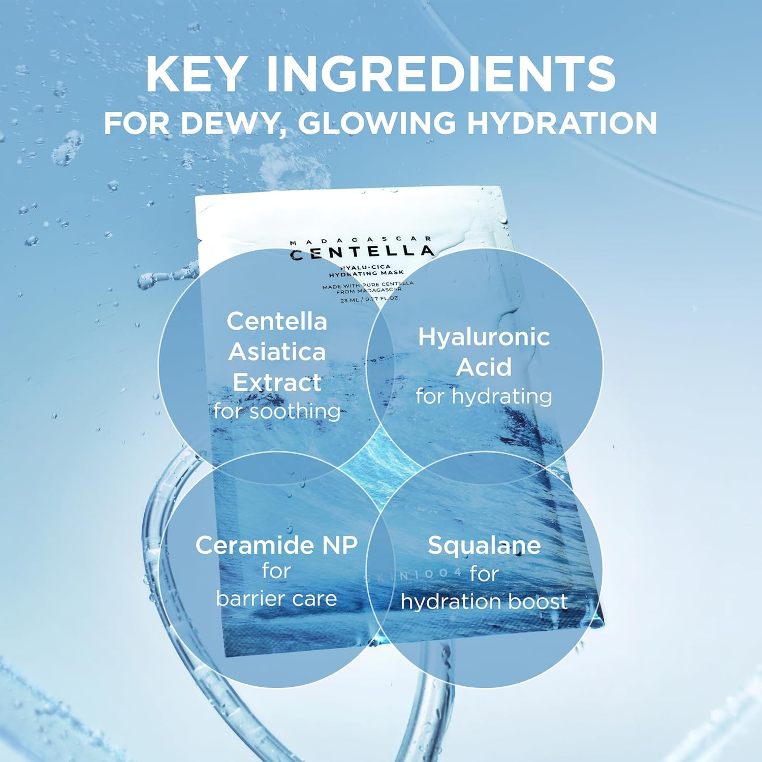 SKIN1004 Madagascar Centella Hyalu-Cica Hydrating Mask 5 Pack image number 3