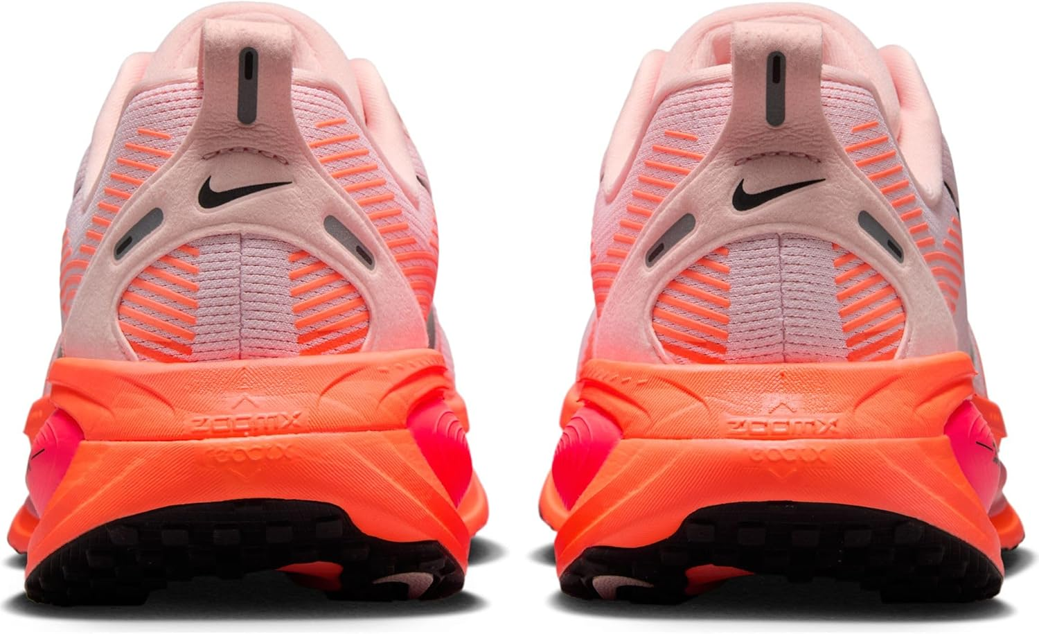 Nike Vomero 18 Women'S Road Running Shoes (HM6804-600, Atmosphere/Bright Crimson/Crimson Bliss/Black) image number 4