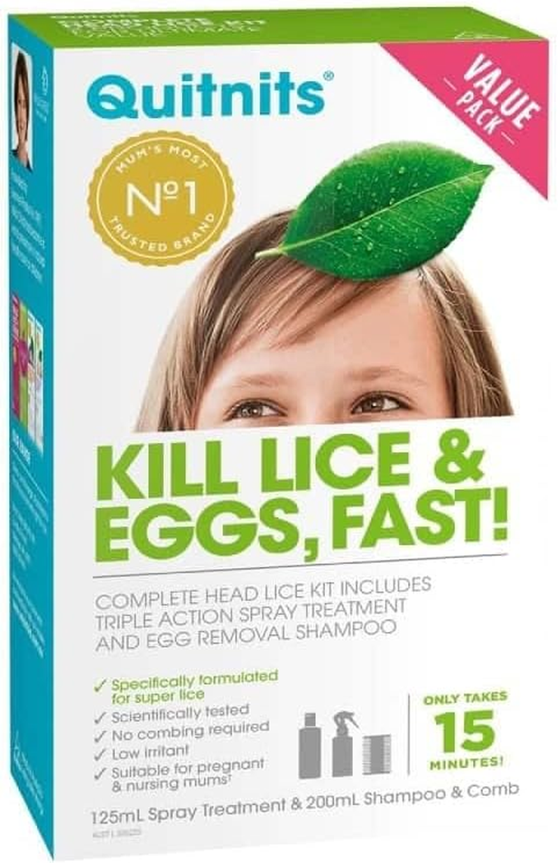 Quitnits Complete Head Lice Treatment Kit 325 Ml