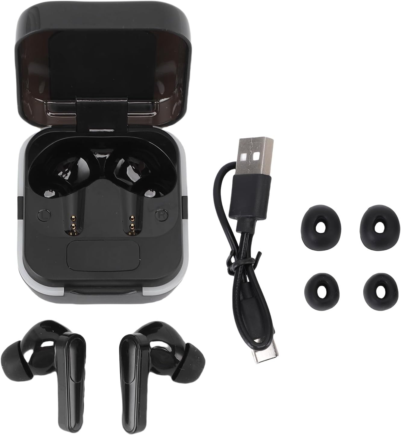 Sharainn Translation Earbuds, Real Time 7 Modes Translation Earphones Phone Calls Music Playback High Precise 5.4 for Travel image number 4