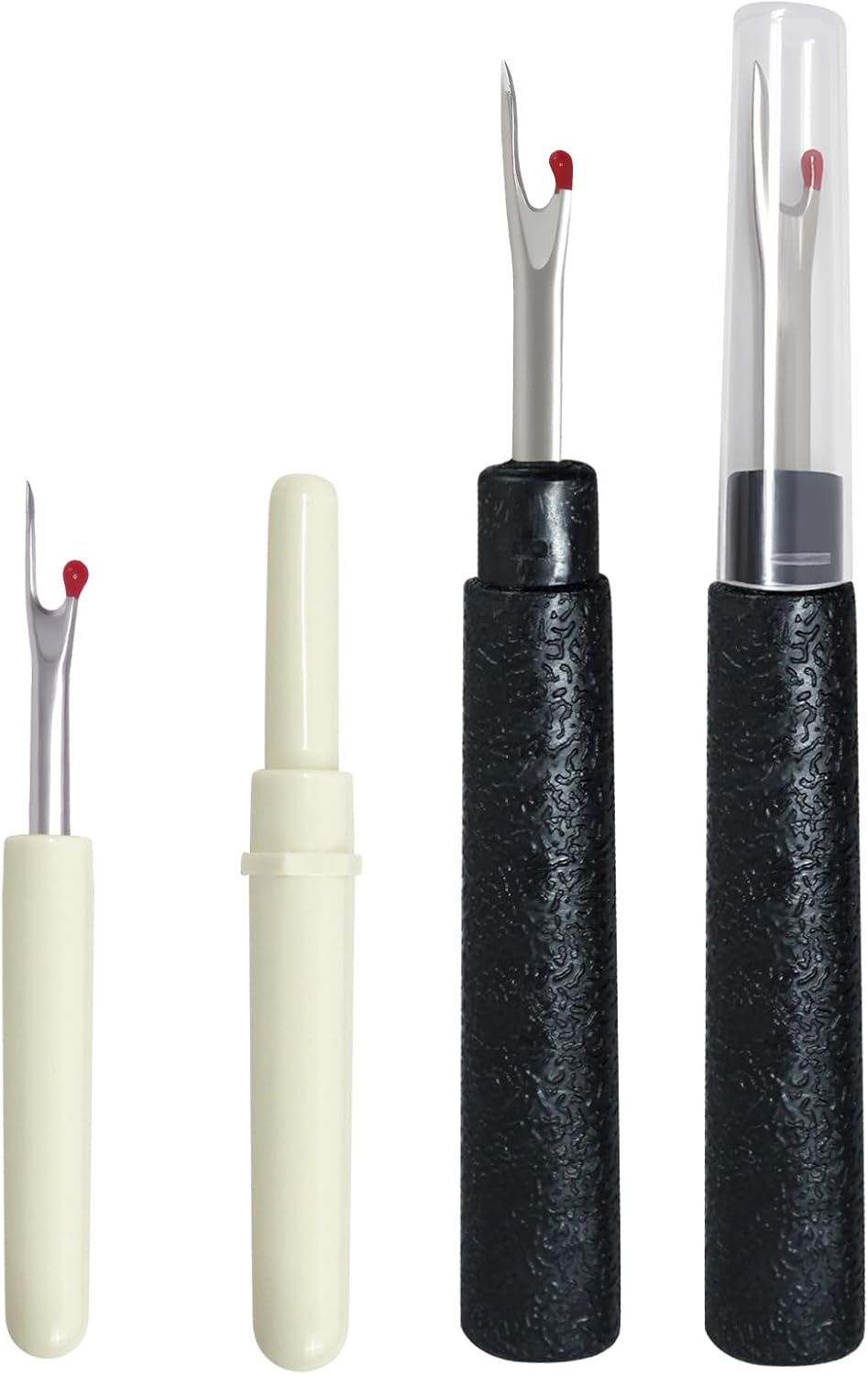 4 Pack Seam Ripper Stitch Remover Set - Sharp Steel Unpicker with Ergonomic Handles for Sewing, Quilting, Embroidery & Crafting, 2 Large & 2 Small image number 5