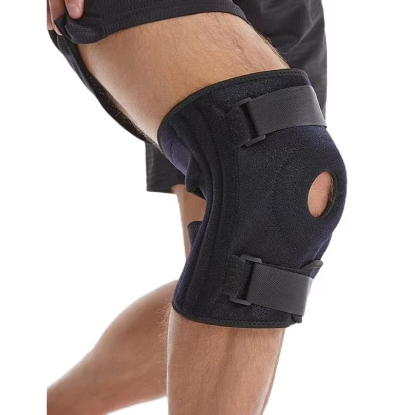 Size Knee Brace Extra Large Open-Patella Stabilizer Support for Arthritis, Acl, Running, Pain Relief, Meniscus Tear, Post-Surgery Recovery, Fit Men and Women (Black, 3XL-4XL) image number 6