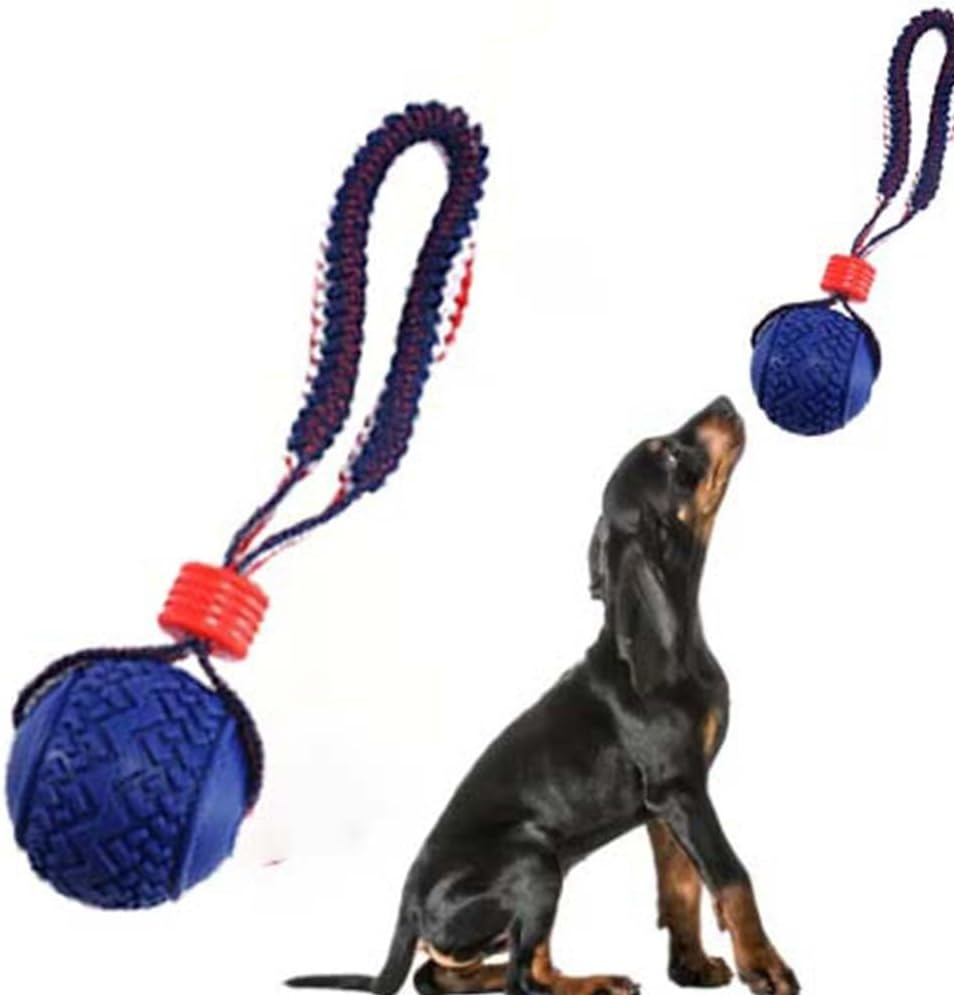 DWYYWSM Interactivedog Toy, Teether with Rope Dog Ball Pet Cchewers Toys, Dog Ball Thrower image number 1