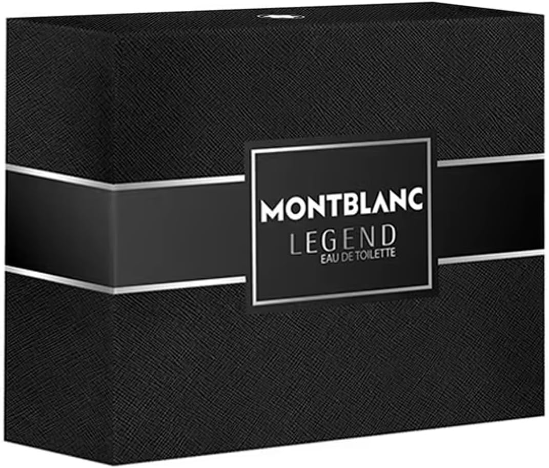 Montblanc S1108EM Legend Blanc Eau De Toilette 3-Piece Gift Set for Men