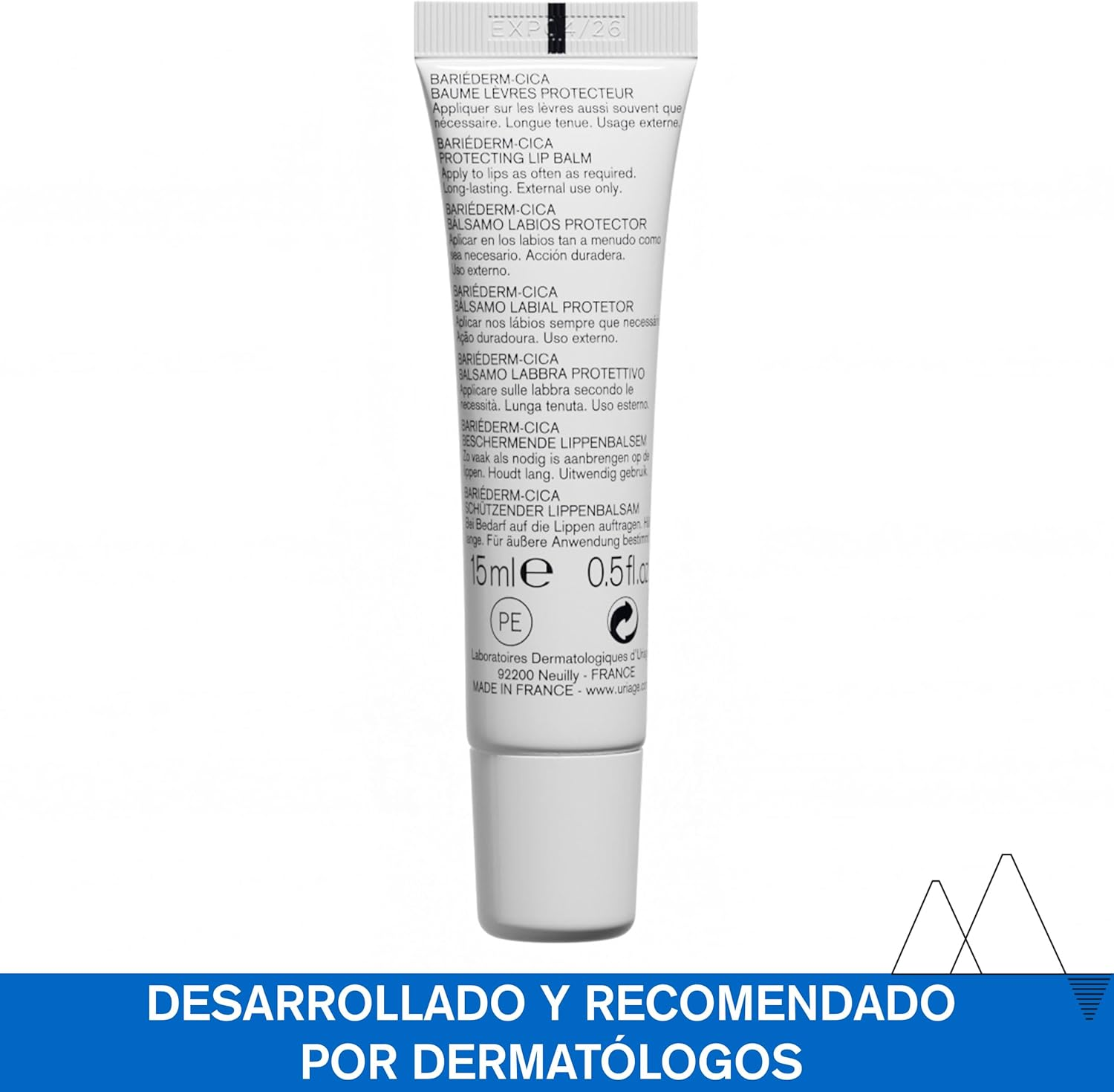 Uriage Bariederm Cica Levres 15 Ml image number 1