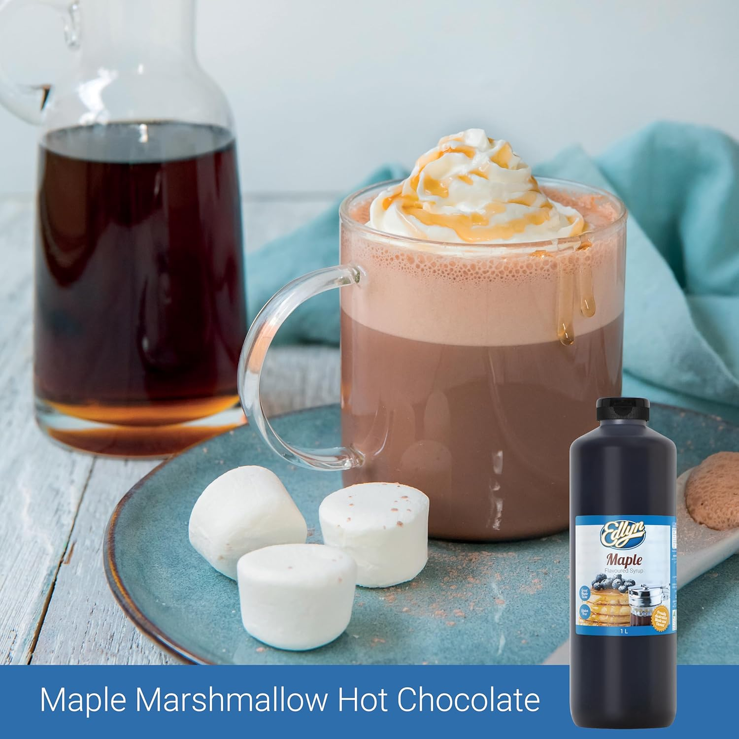 Edlyn Maple Flavoured Syrup 1 Litre image number 2