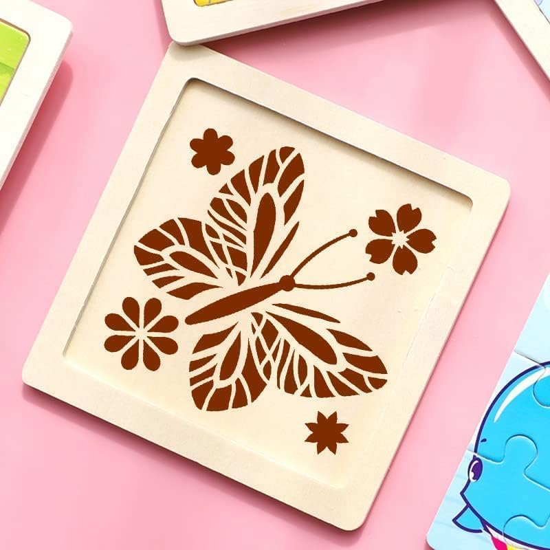 12 Pieces Butterfly Template Drawing Templates Painting Templates, Reusable Drawing Templates for DIY Craft Scrabooking Wall Decoration image number 1