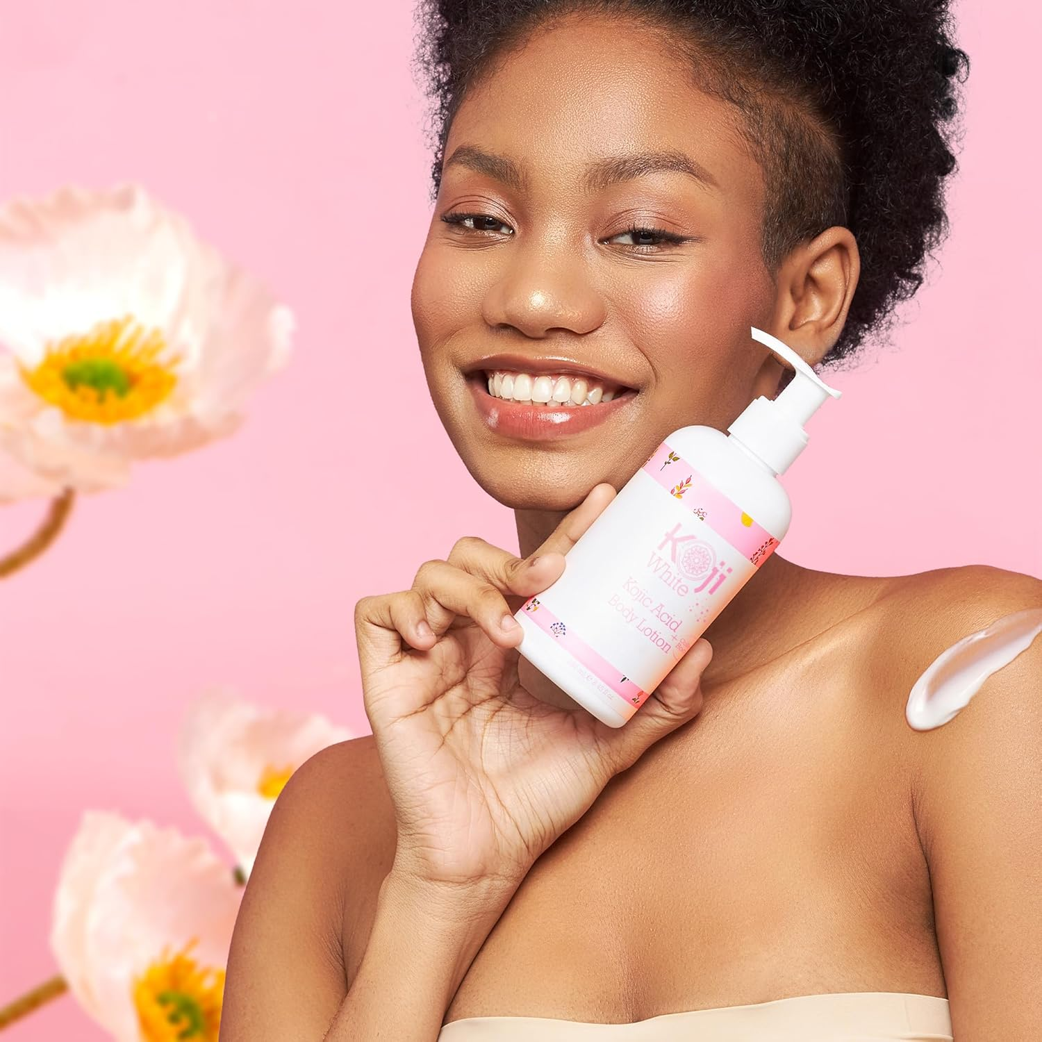 Koji White Kojic Acid & Collagen Body Lotion - Hydrated & Radiant Skin with Arbutin, Deep Moisturizing, Nourishing Care for Smooth & Healthy-Looking Skin &ndash; Vegan, 8.45 Fl Oz (1 Bottles) image number 2