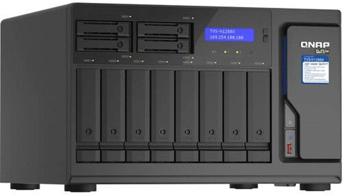 QNAP Tvs-H1288X-W1250-16G High-Speed Media NAS with Intel&reg; Xeon&reg; W-1250 CPU and Two 10Gbe Ports image number 5
