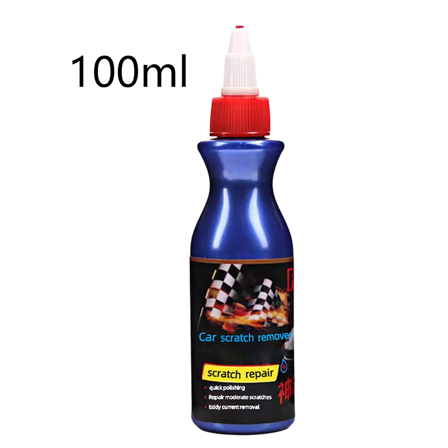 Car Scratch Repair | 100Ml Car Scratch Repair Agent | Automotive Care Kit with Sponge, Polishing Wax, Auto Accessories Restorer for Travel Garage image number 2
