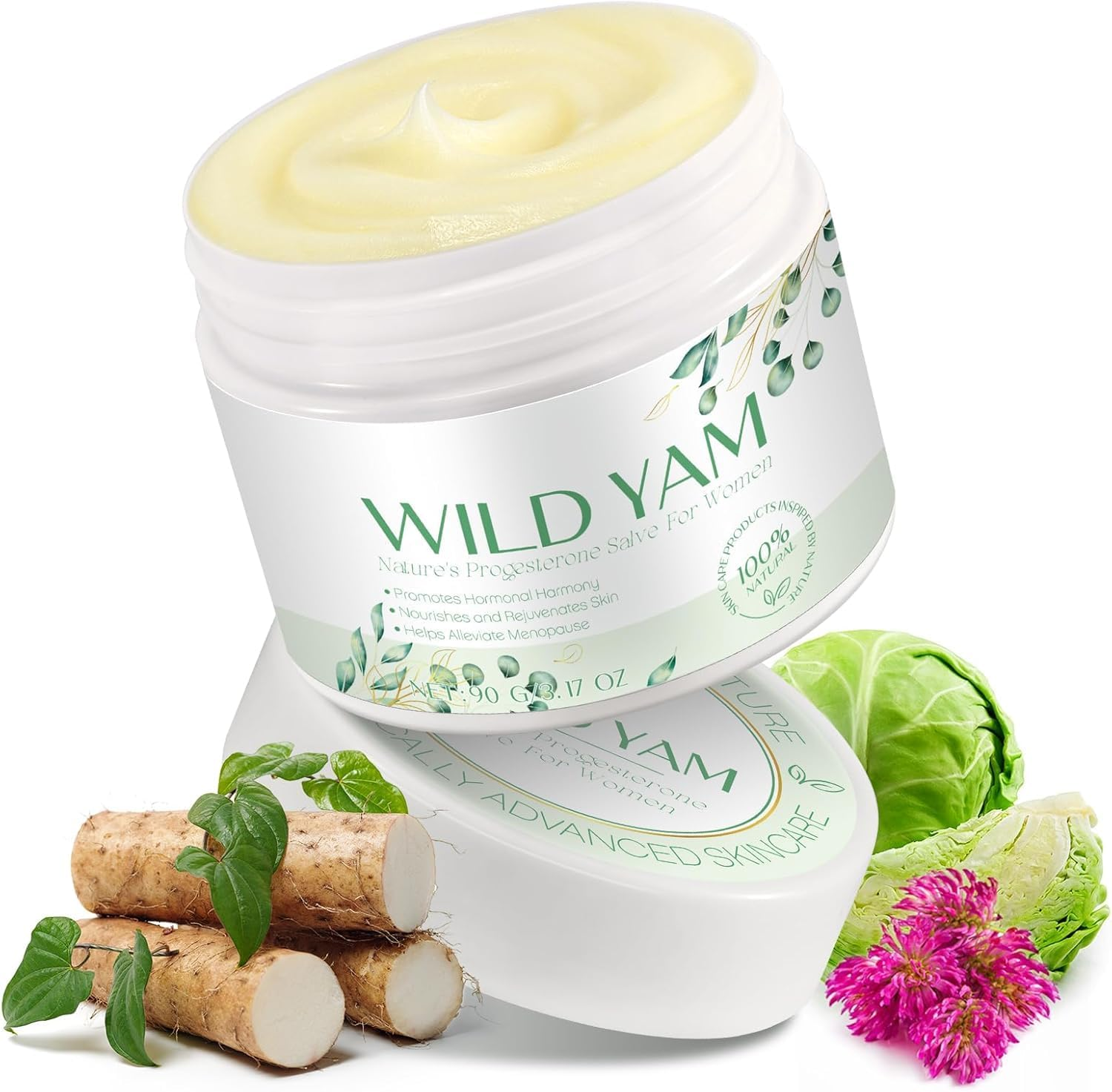 Sm-Wild Yam Moisturizer for Women &ndash; Organic Hormone Balance Support, Natural Soothing Formula &ndash; 100G image number 6