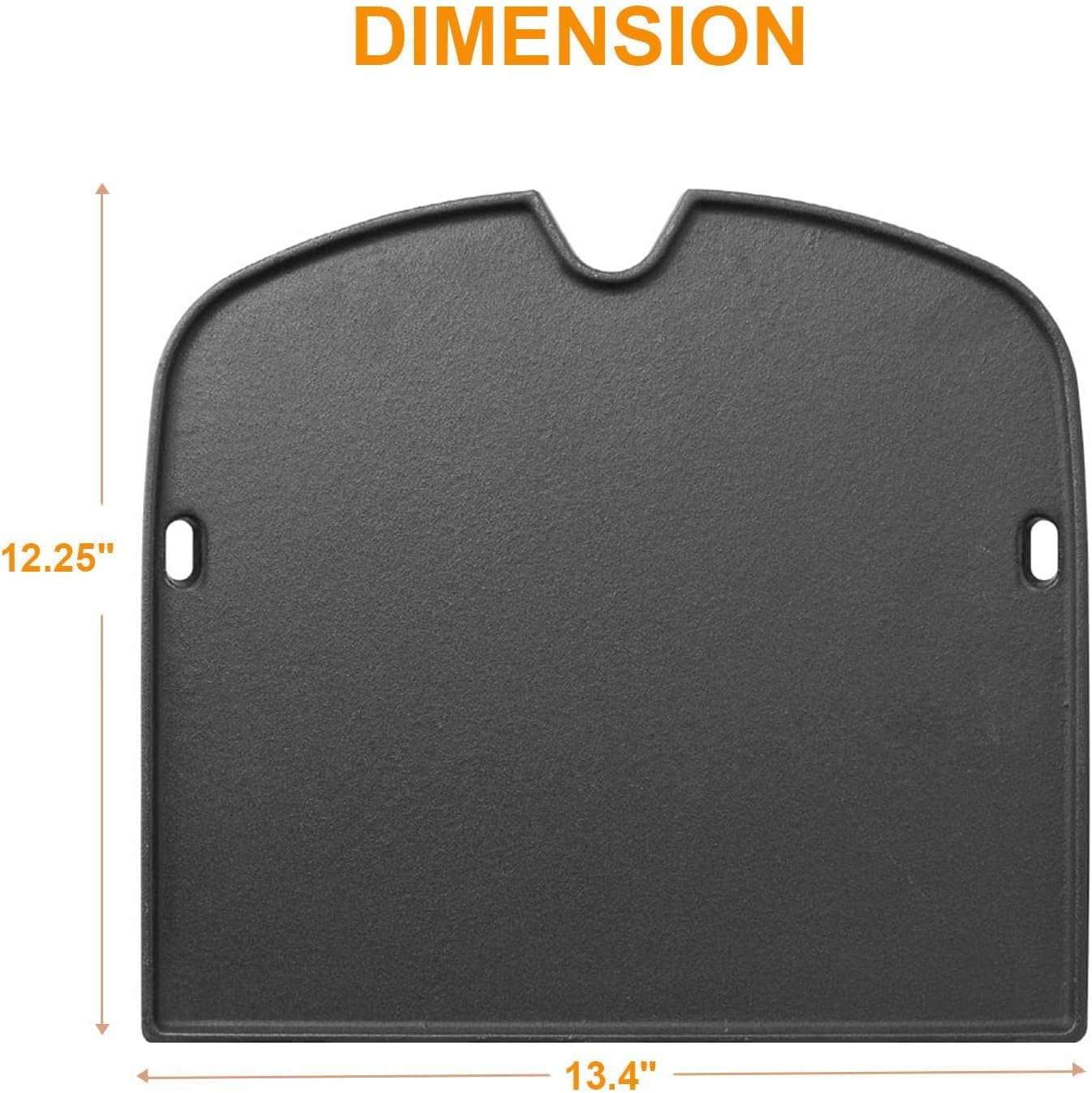 BBQ-PLUS Cast Iron Cooking Griddle Replacement Parts for Weber Traveler Portable Gas Grill,Bbq Accessories for Weber 9010001ZTKB