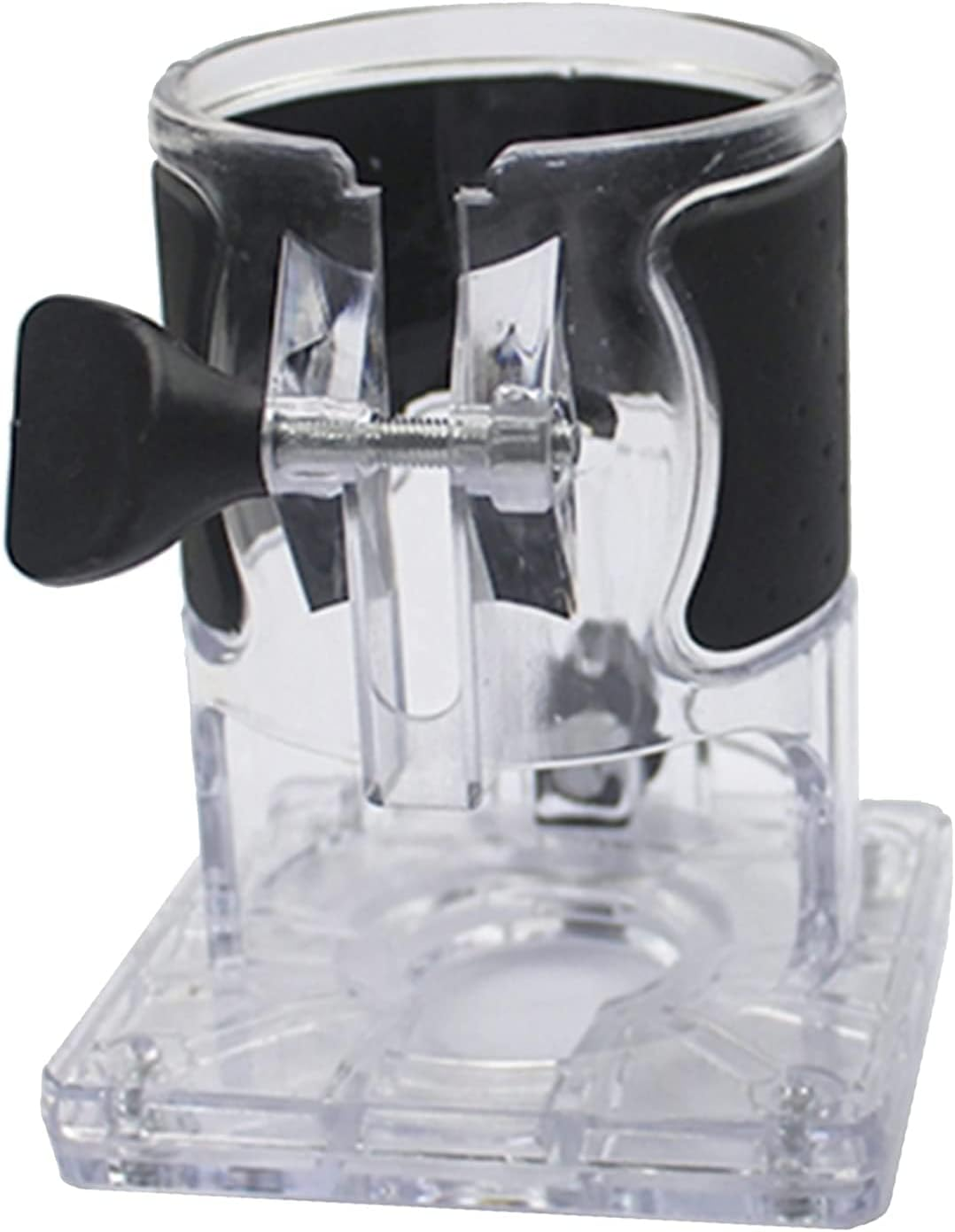 Woodworking Trimmer Router Transparent Plastic Base Power Tool Protective Shield Accessory Base (Model 2 (Enhanced))