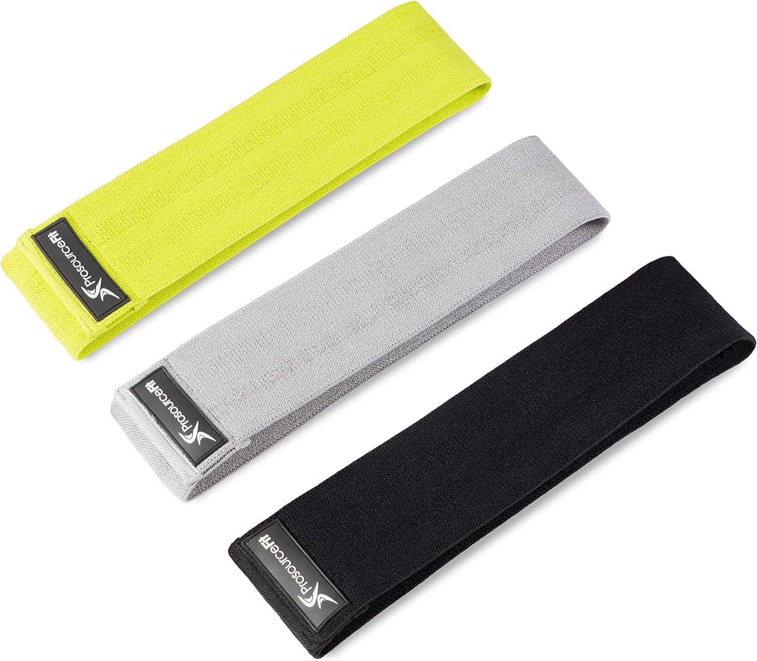 Prosourcefit Fabric Loop Resistance Bands Set with Anti-Slip Grip, Mini Workout Bands for Fitness Training to Tone Legs, Glutes and Booty image number 5