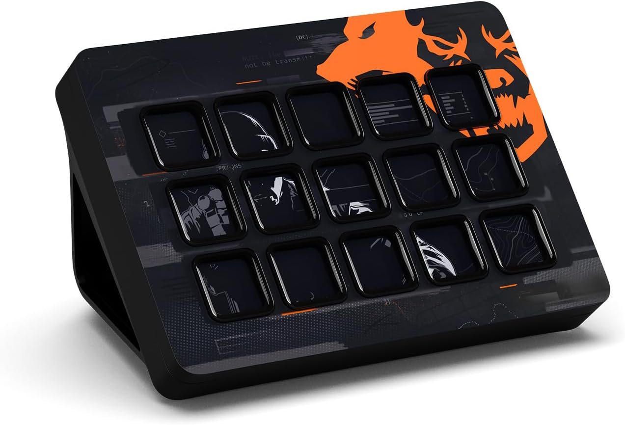 Elgato Stream Deck MK.2 Call of Duty&reg;: Black Ops 6 Edition &ndash; Studio Controller, 15 Macro Keys, Trigger Actions in Apps and Software like OBS, Twitch, ​Youtube and More, Works with Mac and PC image number 1