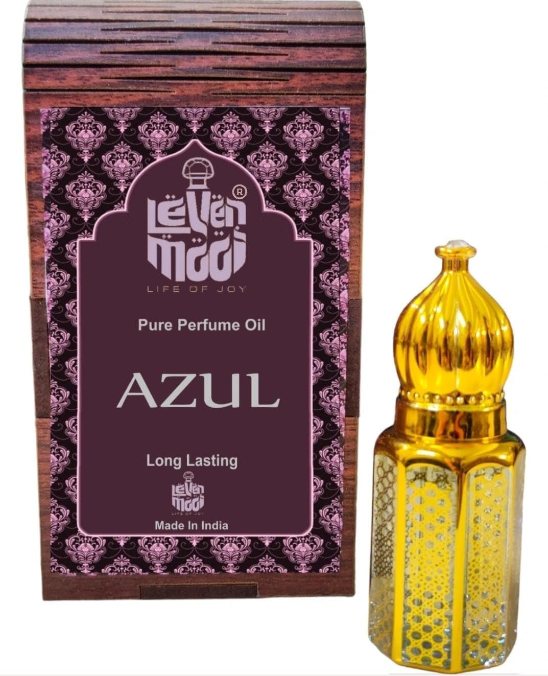 LEVENMOOI AZUL Wooden Attar for Suitable for Daily Uses,Occasions & Parties Long Lasting Fragrance Roll on Perfume Oil Leak Proof Available in Travel Size for Unisex 6ML image number 6