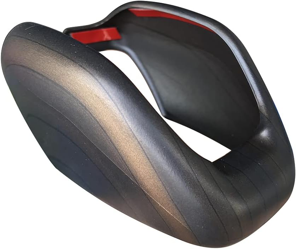 Ruihe Wood Grain Auto Gear Shift Knob Cover Trim Fit for Toyota RAV4 Highlander Venza 2019 2020 2021 2022 2023 2024 - Blue image number 4