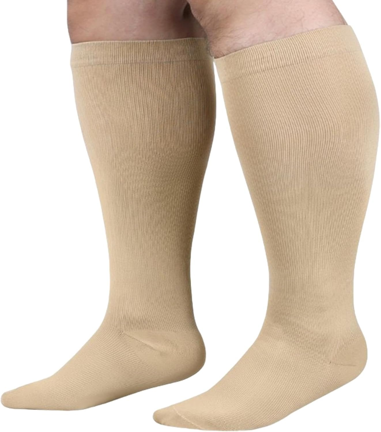 Plus Size Compression Socks,Running Stockings | plus Size Compression Socks Wide Calf Knee High Socks for Support