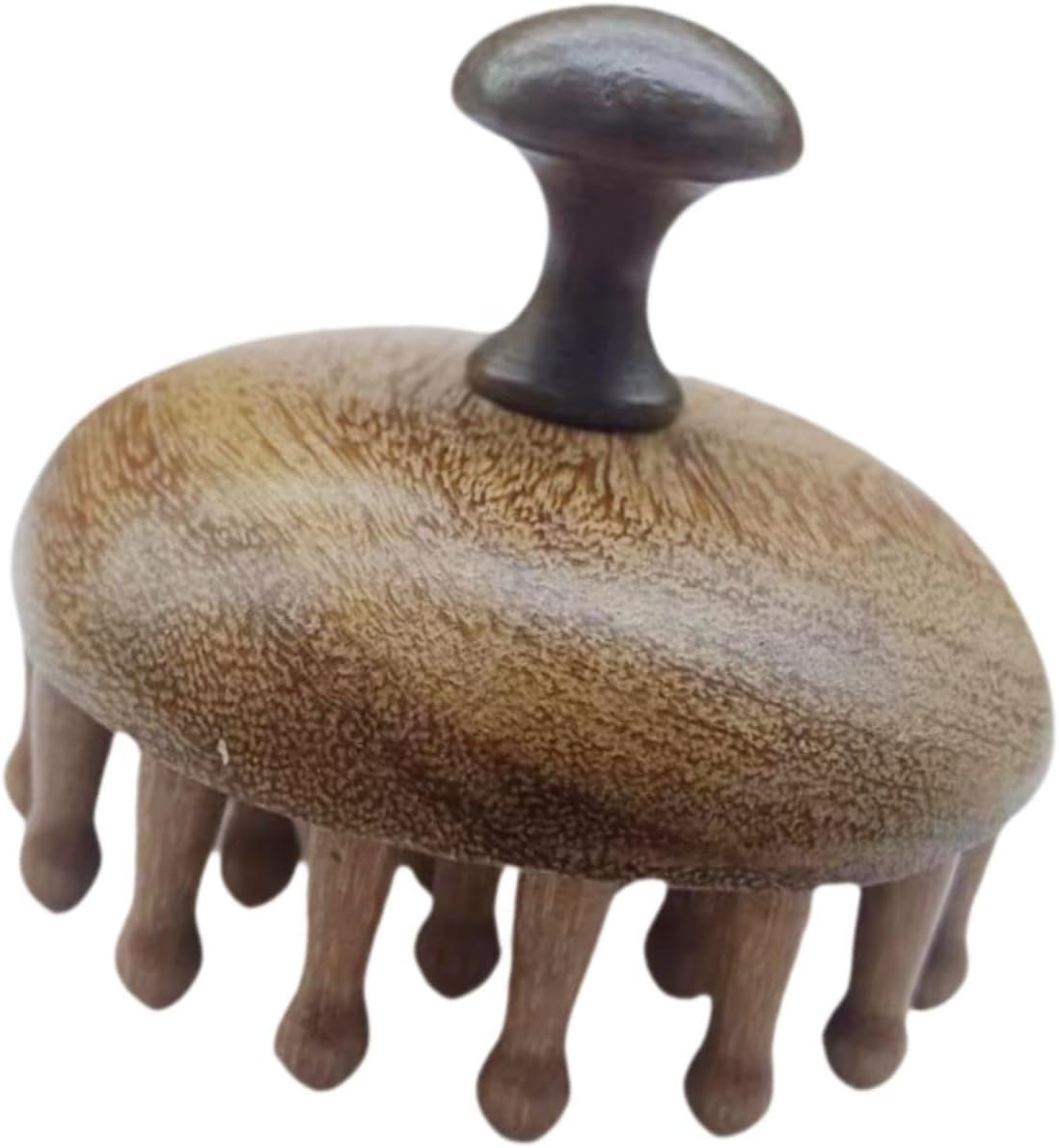 Perfeclan Wooden Scalp Massage Comb,Head Wooden Brush,Guasha Tool Comb,Wide Tooth round Head Massage,Gua Sha Brush for Adults Women Men image number 6